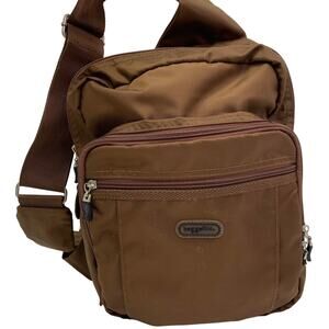 Baggallini Uptown Crossbody Travel Sling Messenger Travelon Brown Tote Purse